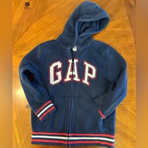 GAP Kids Navy Blue Hoodie with Red Accents